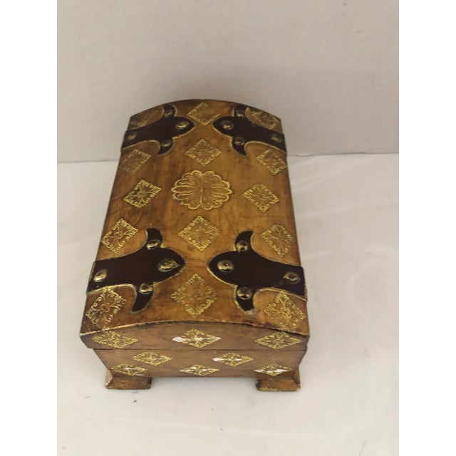 Vintage Florentine Treasure Trunk For Sale - Image 9 of 10