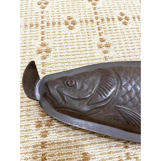 Farmhouse 1940s Letang Fils Fish Mold For Sale - Image 3 of 5