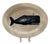 Sperm Whale Porcelain Oval Serving Platter For Sale