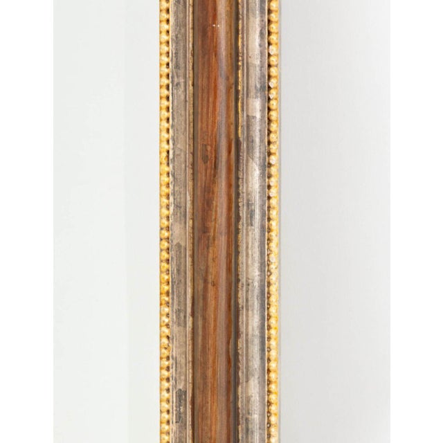 Labarge LaBarge Silvered & Giltwood Beveled Mirror For Sale - Image 4 of 8