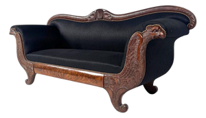 Antique French Charles X Sofa, 1820s