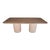 Raye Travertine Dining Table 84" For Sale