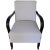 Black Art Deco White Armchair, 1920s For Sale - Image 8 of 8