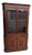English Style Corner Bookcase in Mahogany For Sale