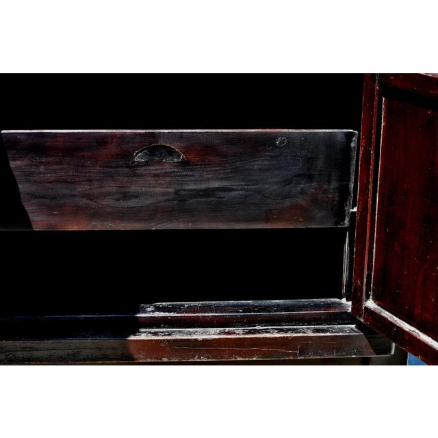 Monumental 19th Century Black Chinese Sideboard For Sale - Image 11 of 13