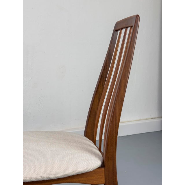 Teak Eva Chairs by Niels Koefoed for Koefoeds Hornslet, 1960s, Set of 6 For Sale - Image 17 of 18