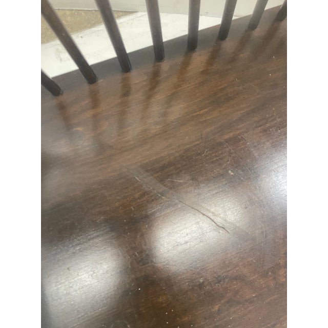 Coffee Vintage Hale of Vermont Windsor Prosper's Bench or Settee . For Sale - Image 8 of 12
