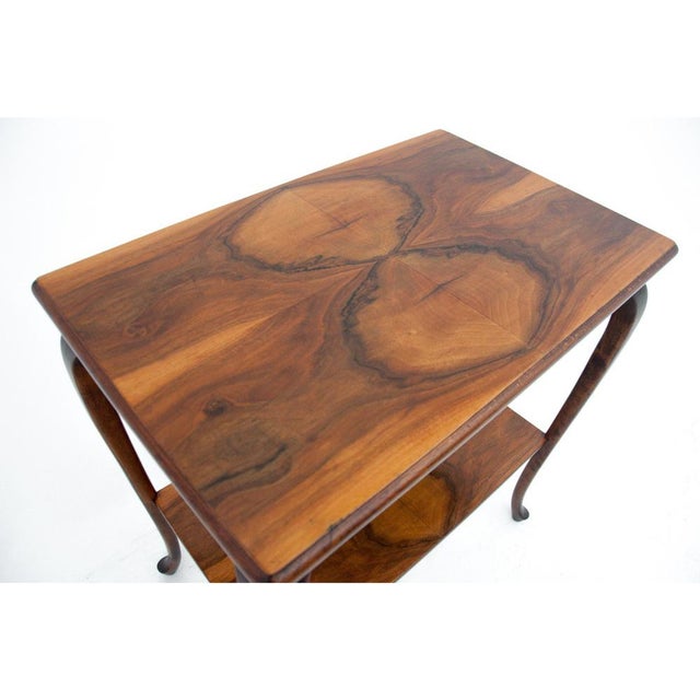 Art Deco Polish Side Table, 1950s For Sale - Image 4 of 10