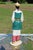 Ceramic Italian Ceramic Asian Woman Handpainted Chinoiserie Figurine For Sale - Image 7 of 18