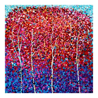 Artist Andrei Sitsko "Autumn Impressions" Modern Original Painting For Sale