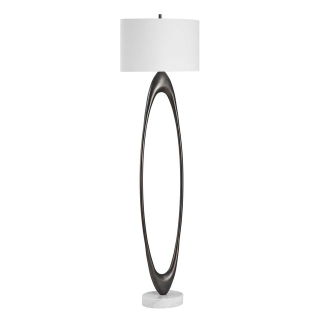 Sonic Open Oval Floor Lamp For Sale - Image 9 of 11