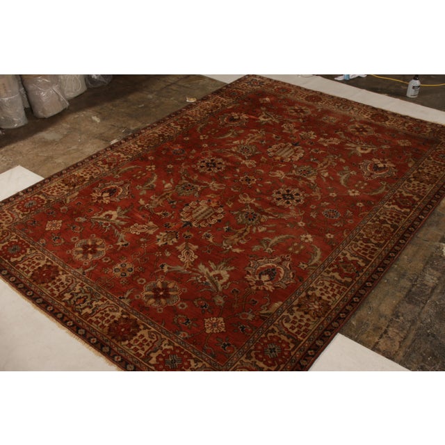 An 8x11 ode to antique Sultanabad style Persian rugs joining Rug & Kilim’s Antique and Vintage Collection. Hand knotted in...