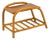 Ficks Reed Rattan "Angles" Side Table For Sale