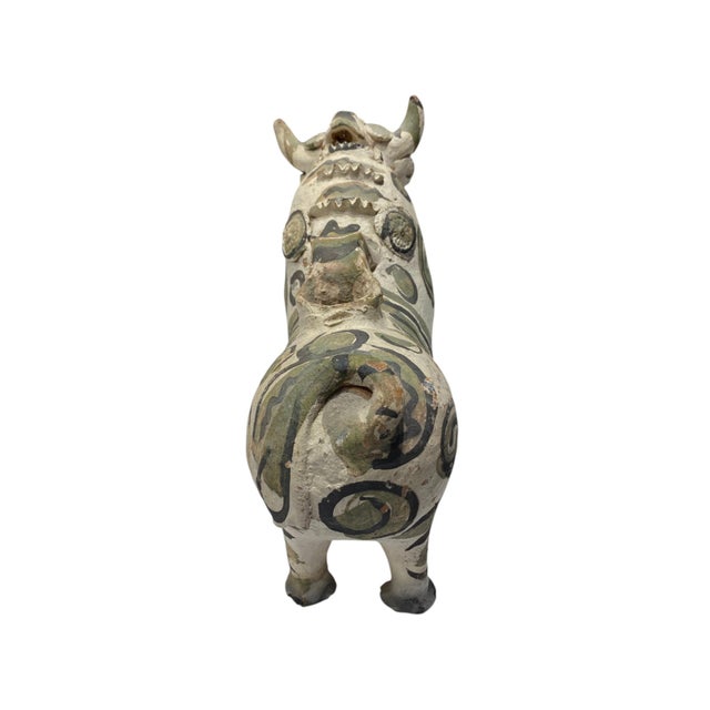 Vintage Torito De Pucará Peruvian Bull Sculpture Ceramic Folk Art Andes Decor For Sale - Image 9 of 18