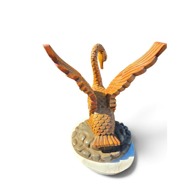 Handmade Italian, Beautiful Swan Center Table Decor. For Sale - Image 16 of 18