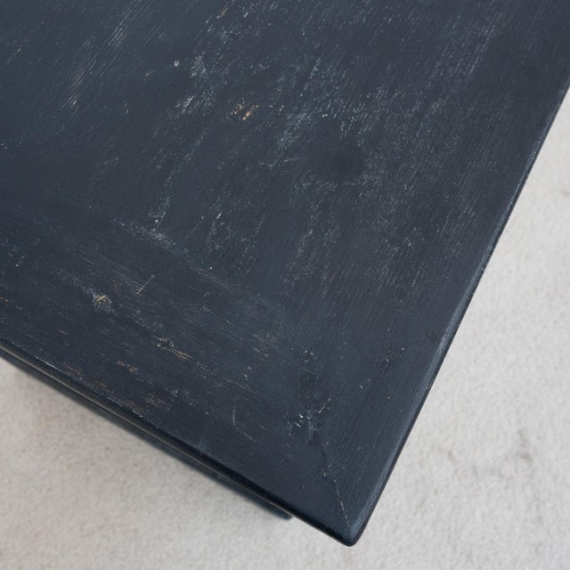 Black Large Antique Sideboard in Fir, 1900 For Sale - Image 8 of 10