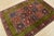 An authentic vintage tribal Yalameh rug hand-knotted with fine wool and natural dyes. This finely woven nomadic rug...
