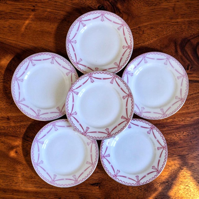 Gold Antique Porcelain Plates from Carl Tielsch, 1890, Set of 6 For Sale - Image 8 of 8