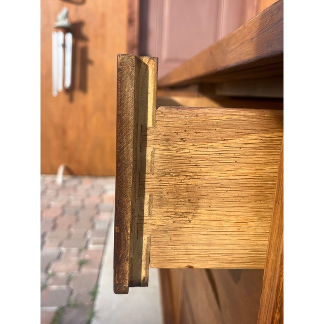 Wood 1960's Walnut Twelve Drawer Lowboy Dresser For Sale - Image 7 of 7