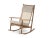 Swing rocking chair sheepskin moonlight by Warm Nordic Dimensions: D91 x W68 x H 103 cm Material: Wood, Foam, Rubber...