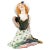 Ceramic Art Nouveau Pierrette Figurine attributed to Martin Wiegand for Meissen, Germany, 1900s For Sale - Image 7 of 7