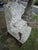 Mid 20th Century Traditional Queen Anne-Style High-Back Upholstered Wingback Armchair For Sale - Image 4 of 17
