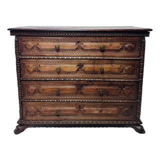 Antique Italian Dresser/Chest of Drawers C 1700s For Sale