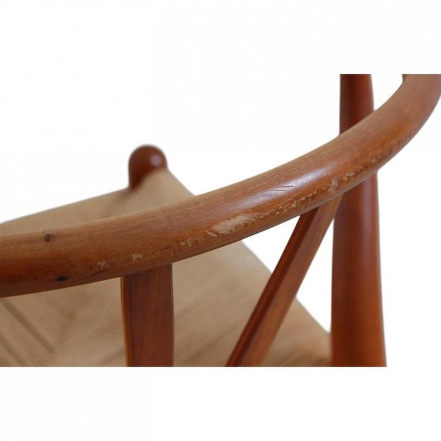 Wishbone Chairs in Cherrywood by Hans Wegner, 2000s, Set of 6 For Sale - Image 11 of 18