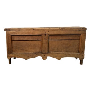 18th Century Rustic Walnut Chest For Sale