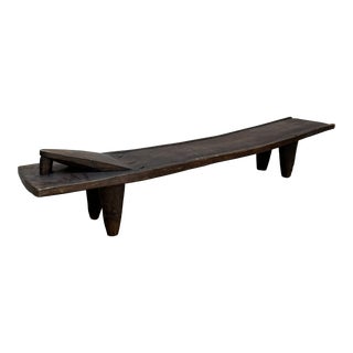 19th Century Large African Solid Wood Senufo Bed For Sale