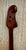 Brown 1970s Solid Teak Hand Carved Bass Guitar Sculpture For Sale - Image 8 of 10