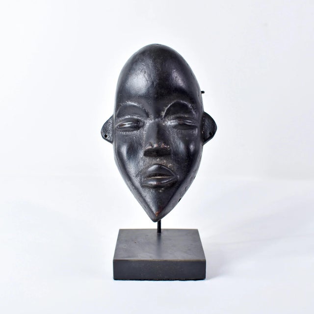Early 20th Century Dan Deangle Mask on Custom Stand For Sale - Image 4 of 12