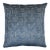 Schumacher Lisboa Velvet 20" Pillow in Midnight Blue For Sale