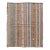 Mid 20th Century Colorful Vintage Turkish Flat-Weave Kilim Rug With Geometric Striped Design For Sale