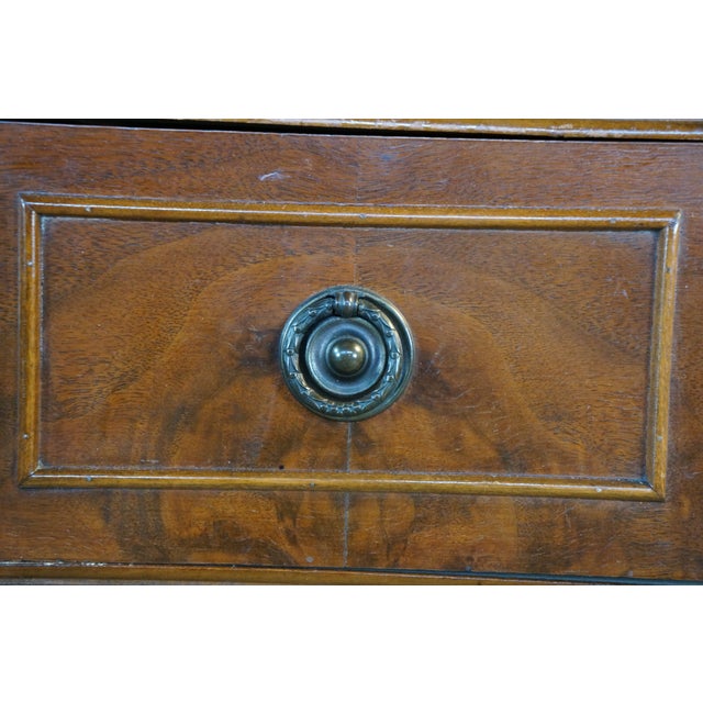 Antique William & Mary Style Walnut Dressing Table Dresser Vanity Mirror For Sale - Image 18 of 18