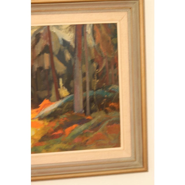 Frans Berg, Pine Forest, 1950s, Oil on Canvas, Framed For Sale - Image 12 of 18