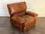 Mid-Century Modern Vintage 1970's Attributed to Roche Bobois Leather Lounge Chair With Ottoman Attributed For Sale - Image 3 of 16