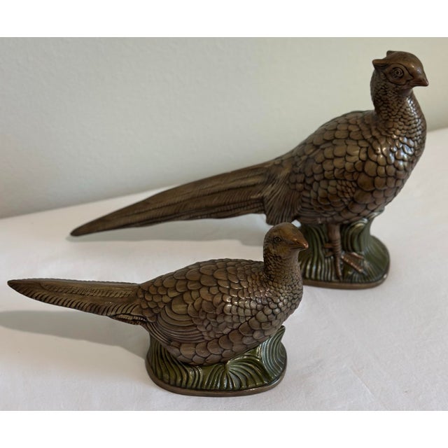 Mid-Century Modern Vintage 1971 Pheasants Ceramics For Sale - Image 3 of 10