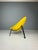 Mid-Century Modern Yellow Fiberglass Tripod Lounge Chair by Ed Merat, France, 1956 For Sale - Image 3 of 13