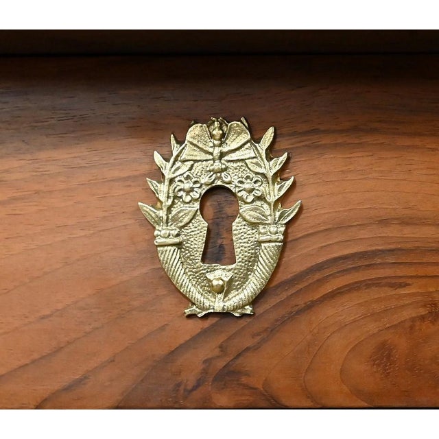 Brown Empire Walnut Console Table, Early 19th Century For Sale - Image 8 of 18