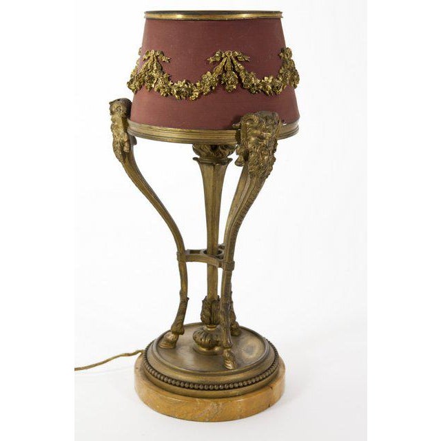 Mid 19th Century Antique French Louis XVI Desk/Table Lamp For Sale - Image 5 of 10
