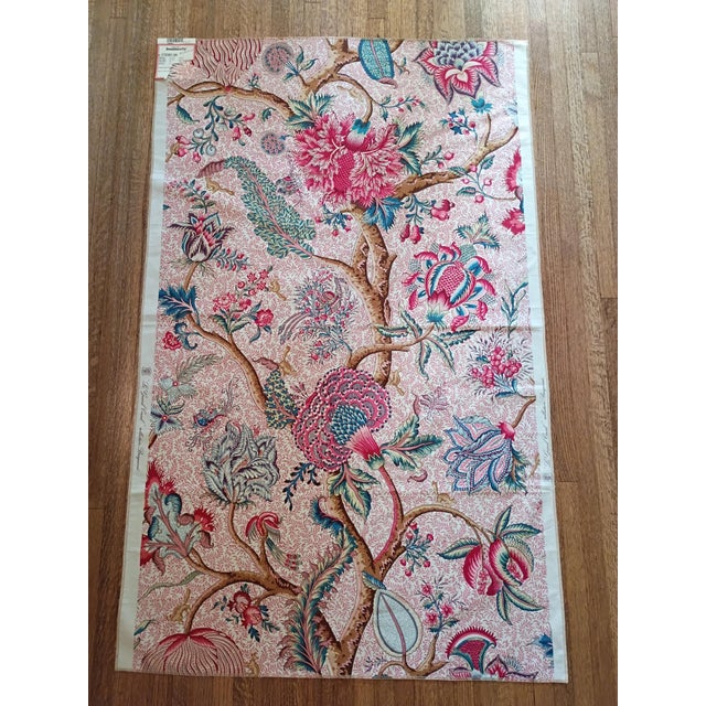 Gorgeous Braquenie "Le Grand Corail" pattern textile. This vintage piece is 34" wide and 54" long, 100% cotton, and made...