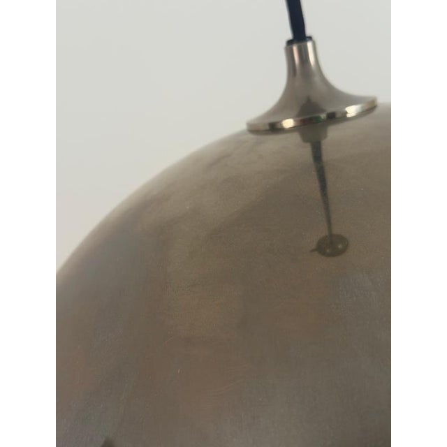 Mid-Century Modern Nickel-Plated Posa Pendant Lamp from Florian Schulz, 1970s For Sale - Image 10 of 12