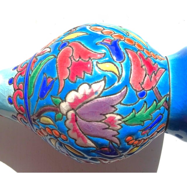 Enamel Ceramic Vase from Longwy, 1930s For Sale - Image 4 of 6