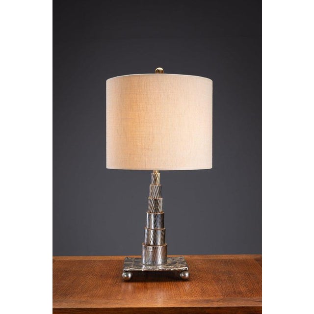 Folk Art Table Lamp, 1960s For Sale - Image 5 of 13