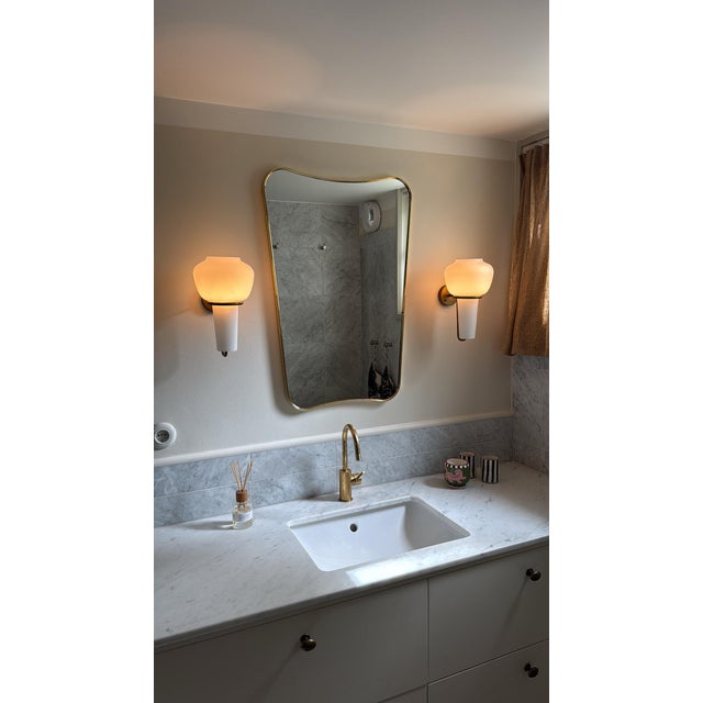 Mid-Century Modern Brass Wall Sconces by Hans-Agne Jakobsson for Hans-Agne Jakobsson AB Markaryd, 1960s, Set of 2 For Sale - Image 3 of 10