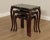 Rococo Style Set of Three Marble Top Mahogany Nesting Tables For Sale In Philadelphia - Image 6 of 18