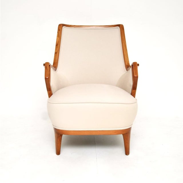 Vintage Swedish Elm Armchair, 1960s For Sale - Image 12 of 12