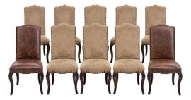 Example of Rustic European Chair and Ottoman Sets