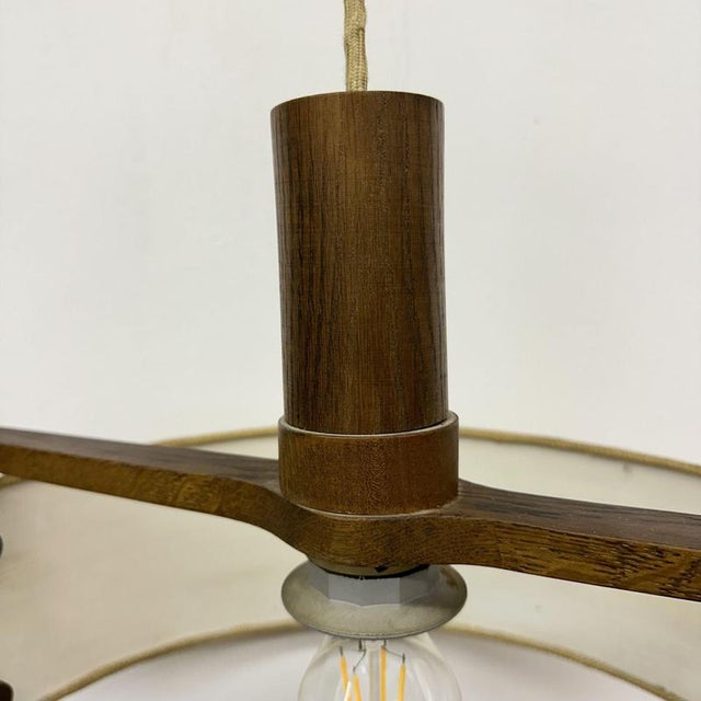 Teak Hanging Lamp from Temde Leuchten, 1970s For Sale - Image 12 of 18